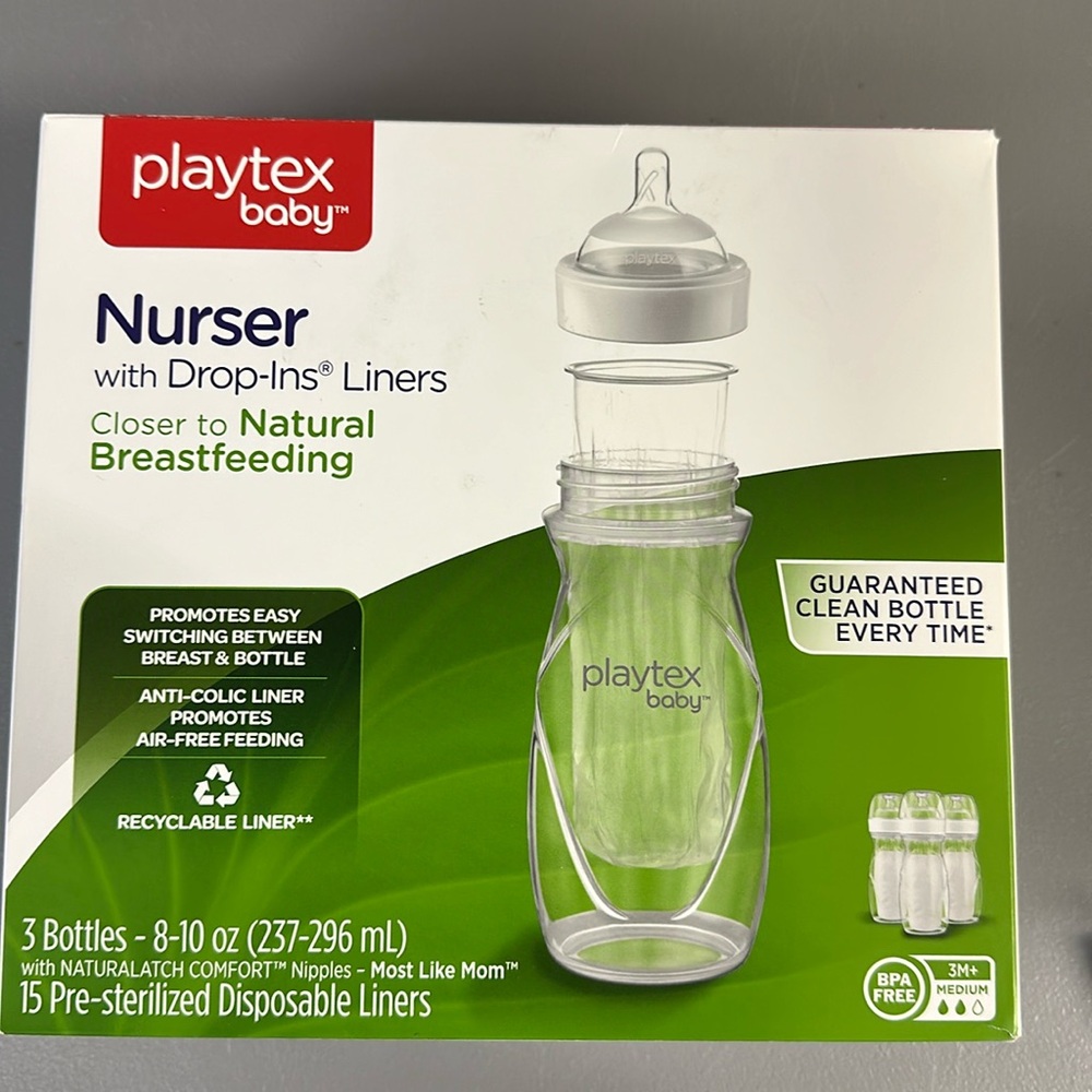 Playtex baby nursery with drop in liner